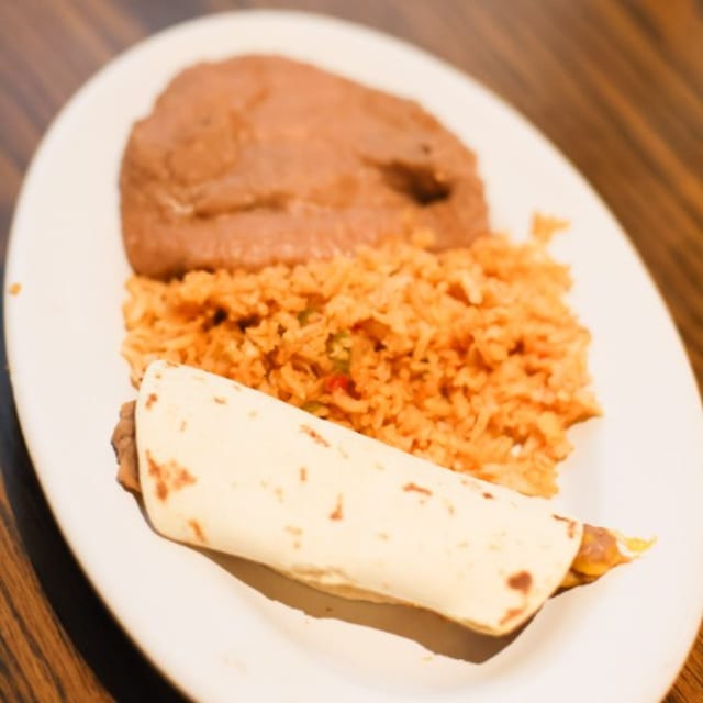 Kids Meat & Cheese Burrito.