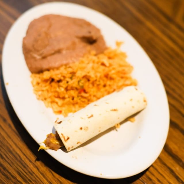 Kids Bean & Cheese Burrito.