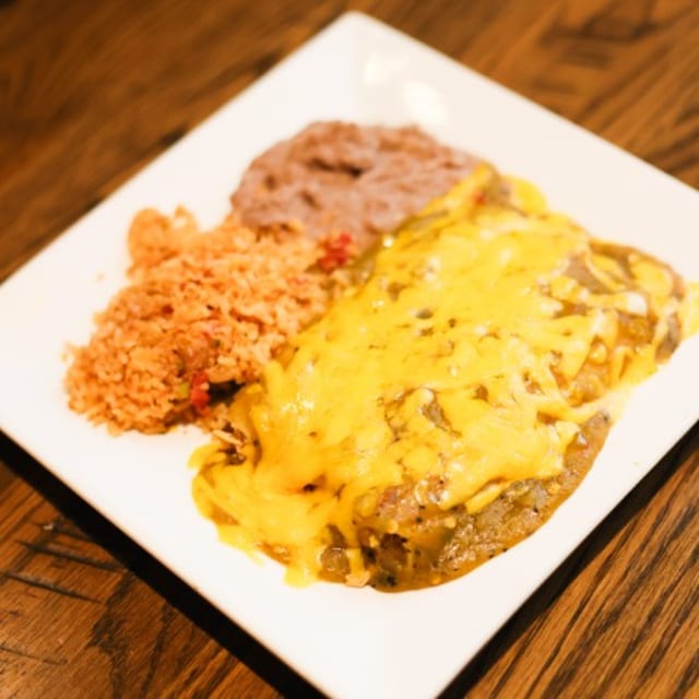 Roasted Green Chili Enchiladas.