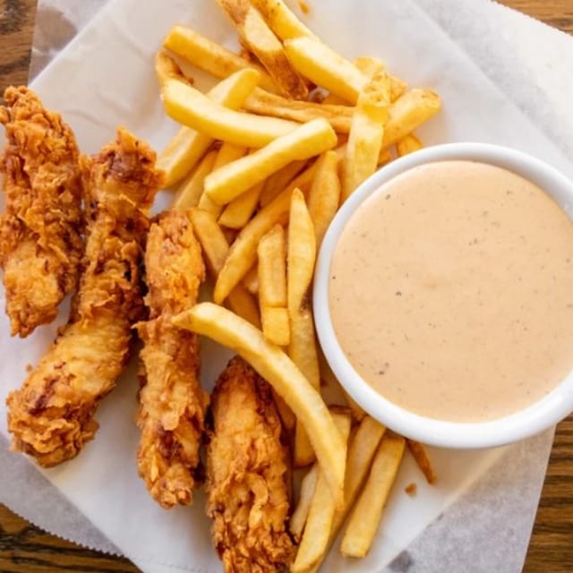 Chicken Strips & Fries.