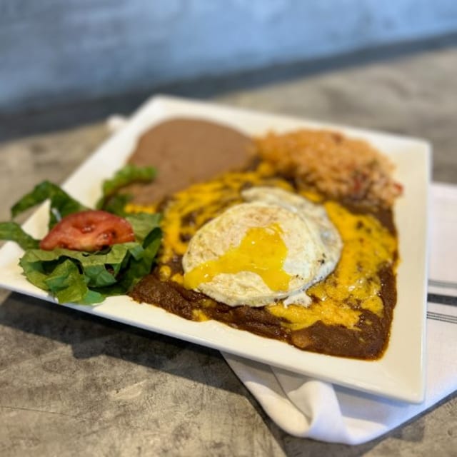 Flat Enchiladas.