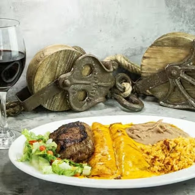 Steak & Enchiladas.